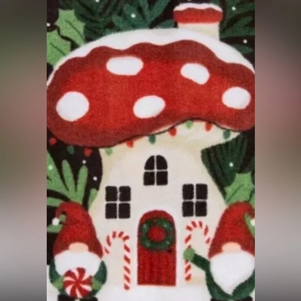 Gnome Home Kitchen Towel, NWT